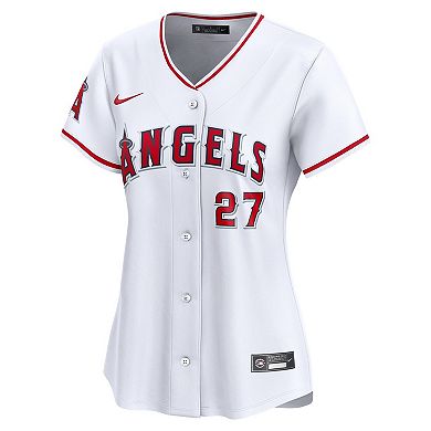 Women's Nike Mike Trout White Los Angeles Angels Home Limited Player Jersey