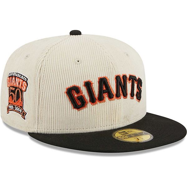 Men's New Era White San Francisco Giants Corduroy Classic 59FIFTY ...