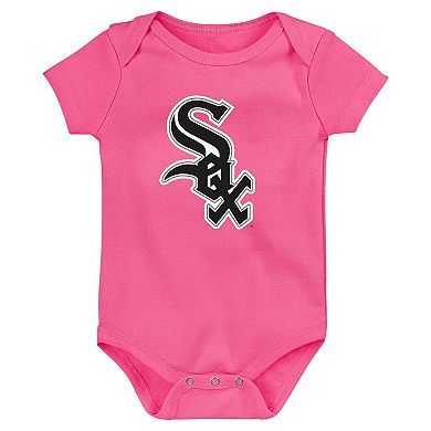Fanatics Branded Chicago White Sox 3-Pack Home Run Bodysuit Set
