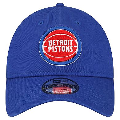 Men's New Era Royal Detroit Pistons Team 2.0 9TWENTY Adjustable Hat