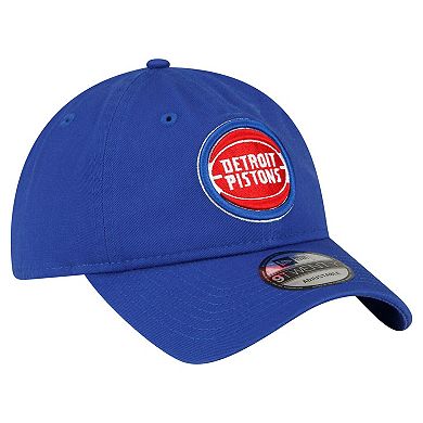 Men's New Era Royal Detroit Pistons Team 2.0 9TWENTY Adjustable Hat