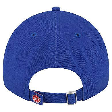 Men's New Era Royal Detroit Pistons Team 2.0 9TWENTY Adjustable Hat