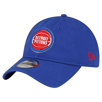 Men's New Era Royal Detroit Pistons Team 2.0 9TWENTY Adjustable Hat