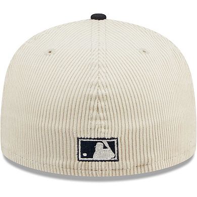 Men's New Era White New York Yankees Corduroy Classic 59FIFTY Fitted Hat