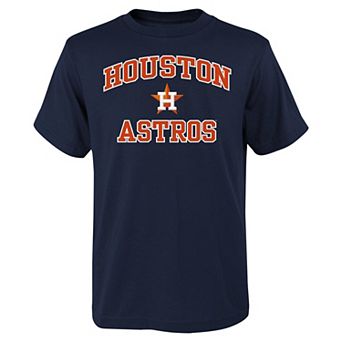 Youth Navy Houston Astros Heart & Soul T-Shirt