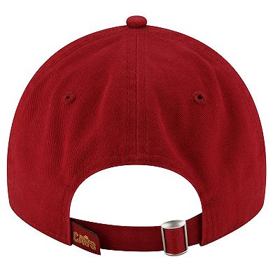 Men's New Era Wine Cleveland Cavaliers Team 2.0 9TWENTY Adjustable Hat