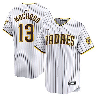 Men's Nike Manny Machado White San Diego Padres Home Limited Player Jersey