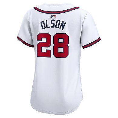 Women's Nike Matt Olson White Atlanta Braves Home Limited Player Jersey