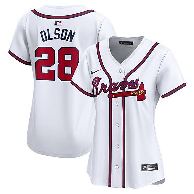 Women's Nike Matt Olson White Atlanta Braves Home Limited Player Jersey