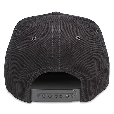 Men's American Needle Black Vegas Golden Knights Corduroy Chain Stitch Adjustable Hat