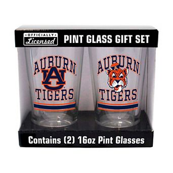 Auburn Tigers 16oz. Pint Glass Two Pack