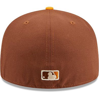 Men's New Era Brown Atlanta Braves Tiramisu 59FIFTY Fitted Hat