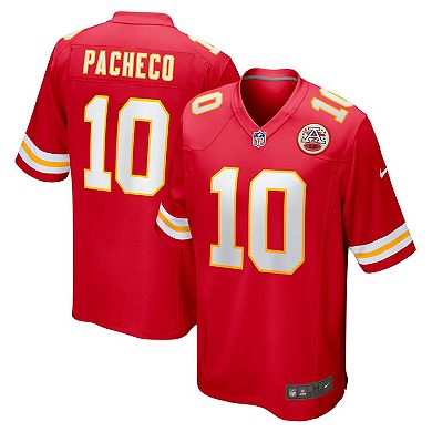 Men's Nike Isiah Pacheco Red Kansas City Chiefs Game Player Jersey