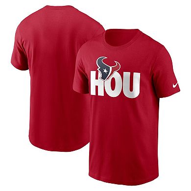Men's Nike  Red Houston Texans Local Essential T-Shirt
