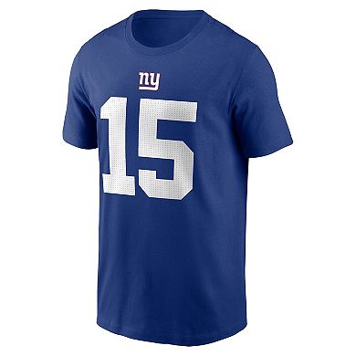 Men's Nike Tommy DeVito Royal New York Giants Name & Number T-Shirt
