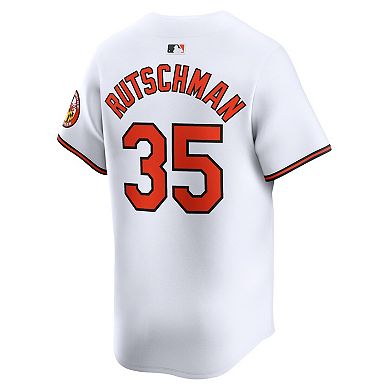 Men's Nike Adley Rutschman White Baltimore Orioles Home Limited Player Jersey