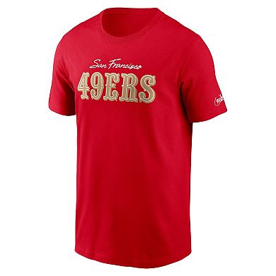 Men's Nike Scarlet San Francisco 49ers Essential Cotton T-Shirt