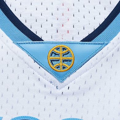 Men's Mitchell & Ness Nikola Jokic White Denver Nuggets 2016/17 Throwback Swingman Jersey