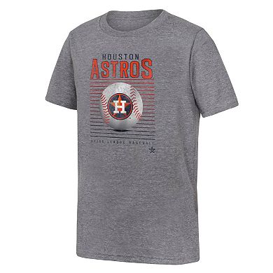 Youth Fanatics Branded Gray Houston Astros Relief Pitcher Tri-Blend T-Shirt