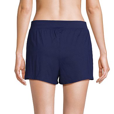 Petite Lands' End Chlorine Resistant 3" Swim Short with Smoothing Control
