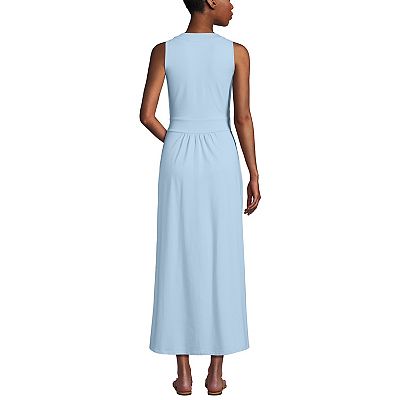 Petite Lands End Surplice Tulip Hem Maxi Dress