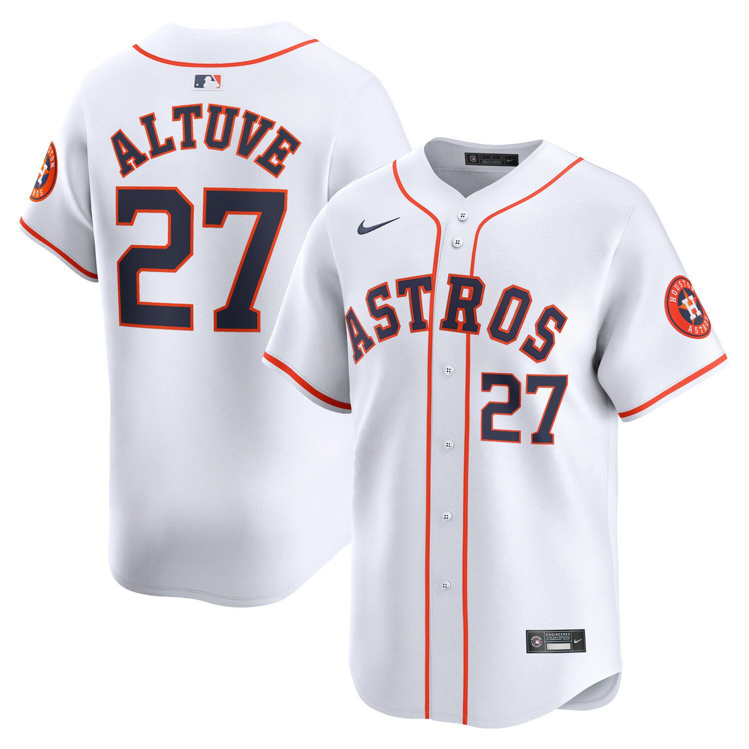 Plus Size Astros Women’s Navy Replica Yordan Alvarez Jersey