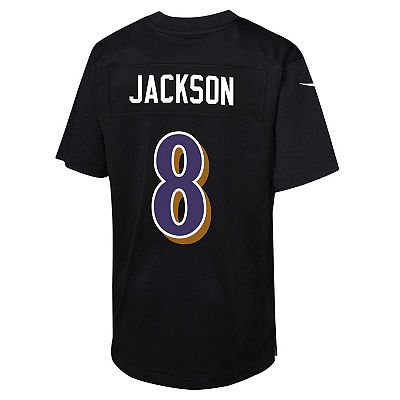 LAMAR JACKSON BALTIMORE RAVENS high quality NFL BLACK LIGHTS OUT MEN XL JERSEY. NWT. STITCHED