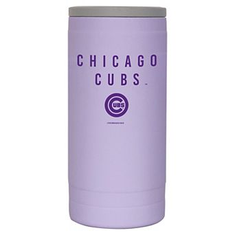 Chicago Cubs 12oz. Lavender Soft Touch Slim Coolie