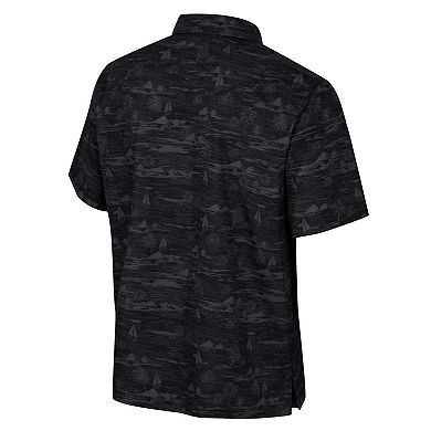Men's Colosseum Black Vanderbilt Commodores Ozark Button-Up Shirt