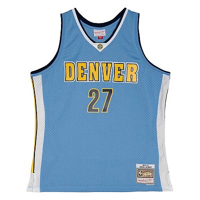 Men s Mitchell Ness Jamal Murray Powder Blue Denver Nuggets 2016 17 Throwback Swingman Jersey
