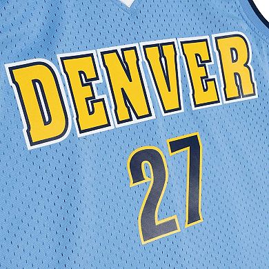 Men's Mitchell & Ness Jamal Murray Powder Blue Denver Nuggets 2016/17 Throwback Swingman Jersey