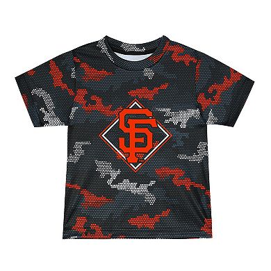 Toddler Fanatics Branded Black San Francisco Giants Field Ball T-Shirt & Shorts Set