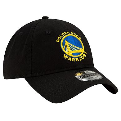 Men's New Era Black Golden State Warriors Team 2.0 9TWENTY Adjustable Hat