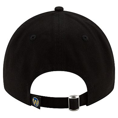 Men's New Era Black Golden State Warriors Team 2.0 9TWENTY Adjustable Hat