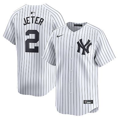 Men's Nike Derek Jeter White New York Yankees Home Limited Player Jersey