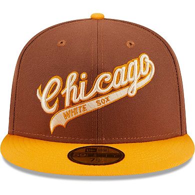 Men's New Era Brown Chicago White Sox Tiramisu 59FIFTY Fitted Hat