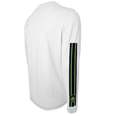 Unisex Stadium Essentials White New Orleans Pelicans 2023/24 City Edition ScoreboardÂ Long Sleeve T-Shirt