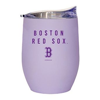 Boston Red Sox 16oz. Lavender Soft Touch Curved Tumbler