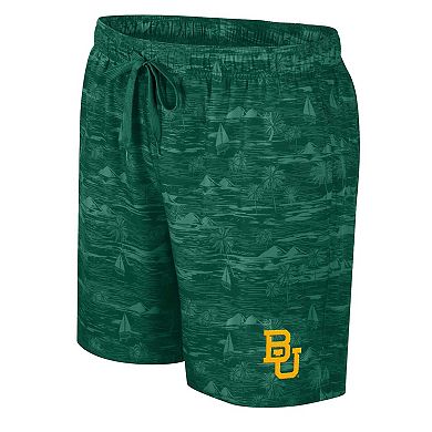 Men's Colosseum Green Baylor Bears Ozark Swim Shorts