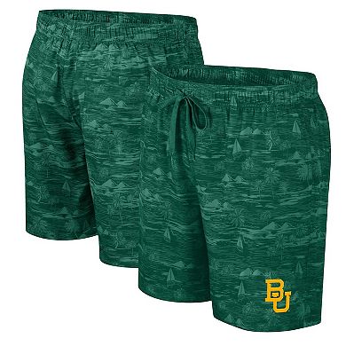 Men's Colosseum Green Baylor Bears Ozark Swim Shorts