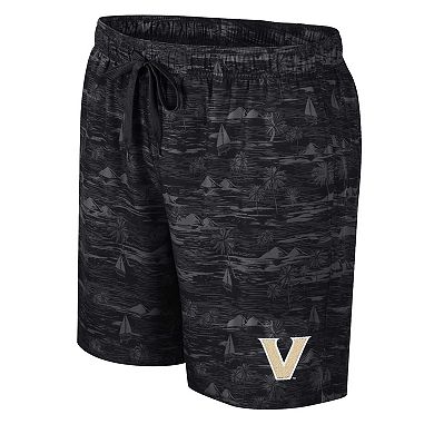 Men's Colosseum Black Vanderbilt Commodores Ozark Swim Shorts
