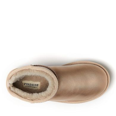 Fireside by Dearfoams Kingston Women's Shearling Platform Slippers