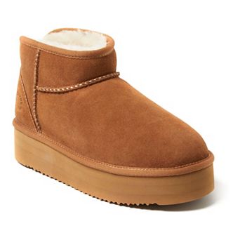 Fireside by Dearfoams Kingston Women's Shearling Platform Slippers