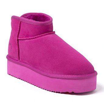 Fireside by Dearfoams Kingston Women's Shearling Platform Slippers