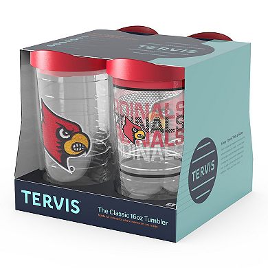 Tervis Louisville Cardinals Four-Pack 16oz. Classic Tumbler Set