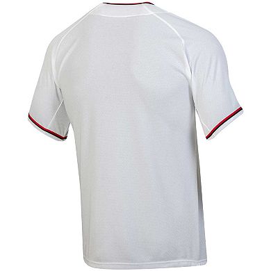 Men's Under Armour White Utah Utes Replica Baseball Jersey
