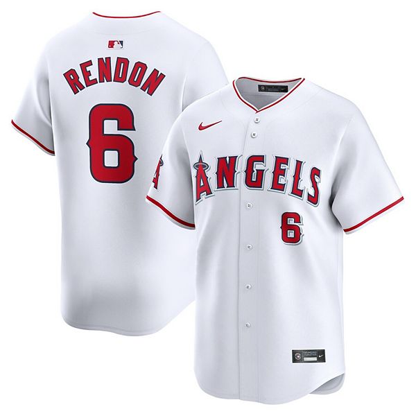 Men's Nike Anthony Rendon White Los Angeles Angels Home Limited Player ...