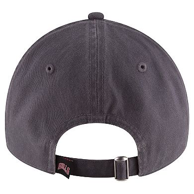 Men's New Era Charcoal Chicago Bulls Team 2.0 9TWENTY Adjustable Hat