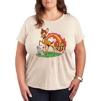 Disney's Bambi Plus Too Cute Graphic Tee