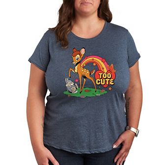 Disney's Bambi Plus Too Cute Graphic Tee